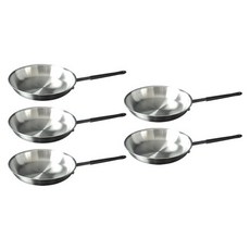 유진 전문가용 프로 양식 무코팅팬, 25cm, 5개