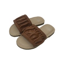 Bimbo Bimba 孩童皺褶緞帶拖鞋