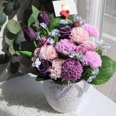 Blüehen 造型肥皂花盆, 1套, 淺紫色