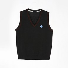 校服Mall兒童款紅色一線條校服背心