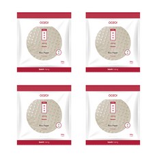 아오자이 라이스 페이퍼 프리미엄 원형 16cm, 300g, 4개