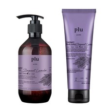 plu 佛手柑薰衣草身體乳液 200ml+佛手柑薰衣草沐浴露 500g, 1套