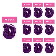 Uniart 彩色橡皮筋 1000 10入, 10個, 紫色