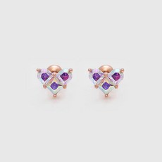 미니아트 여성용 버터 하트 피어싱 2p