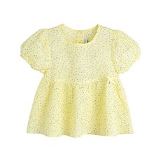 CURLYSUE 女童泡泡紗上衣 C222BLG02P