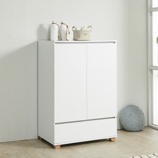 퍼닉에스엠 레이첼 속깊은 서랍옷장 800 고객직접설치, 올화이트