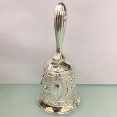 高級復古室內裝飾櫃檯鈴, 亮面銀