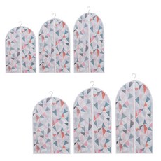 O椅波西米亞圓形衣櫃衣服衣服套三角圖案小2p+中2p+大2p套組, 1套