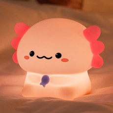 레나에너지 우파루파 실리콘 무드등, 앉은우파루파