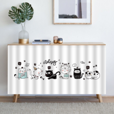 Lilypick 多用途遮蔽隔板感性窗簾 + 魔鬼氈組, type3