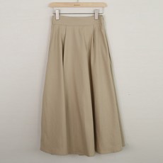 女款素色鬆緊帶長裙