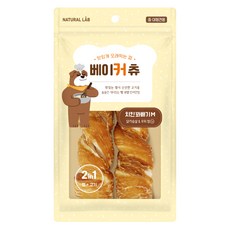네츄럴랩 강아지 베이커 츄 간식 M, 치킨 꽈배기, 120g, 1개