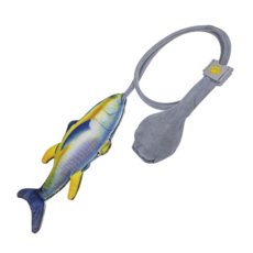 PETSMON 貓咪互動電動魚玩具, 混合色, 1個