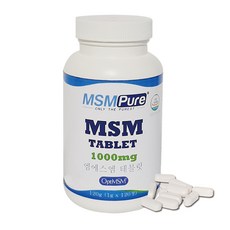 MSMPure 保健錠, 120顆, 1罐
