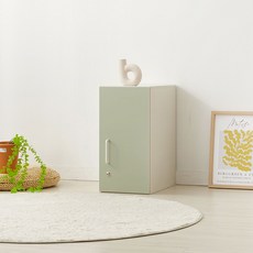 포메리트 모던에디션 상부 모듈락커장 열쇠형 600, 미스트그린, 1단