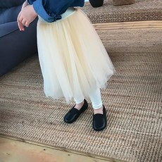 Starbean 兒童鬆緊帶蕾絲裙式內搭褲