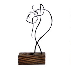 莫內塔 歐式風格燭台 ONE SIZE, 黑色