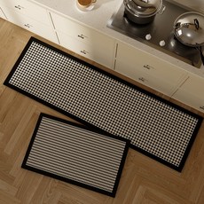 바디보 모던 데일리 소프트 주방매트 2종 세트, S6, 1세트