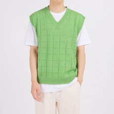 DAKUANG 男款百搭鏤空V領背心 F06Y4_ov5176