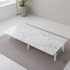 이반가구 4단 대형 쌍다리 테이블 고객직접설치, 비앙코화이트