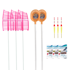 COMBI 公魚冰釣竿3人套組 實惠型, 混合色