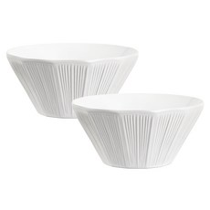 MAISON OBJET Monz Gibi麵碗, 白色的, 2個