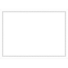 500片拼圖高雅畫框 38*53cm, 白色的