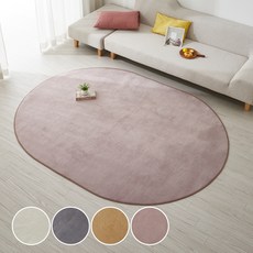 블레딕홈 샤이니 부드러운 사계절 워셔블 비정형 타원형 러그