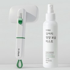 Dr.Blank 狗狗低刺激營養保濕噴霧 嬰兒爽身粉香 150ml + Air Soft順毛梳套組, 1套