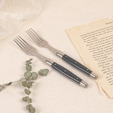 까르투하 앙클라 라귀올 양식 테이블 디너 포크, 네이비, 2개