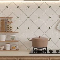 Alleophom 廚房防汙牆壁貼 TYPE9, 1個