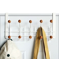 Nature Living Monoble 木門掛鉤門衣架衣架 10, 混合顏色, 1個