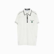 校服Mall格紋線條短袖校服翻領T恤