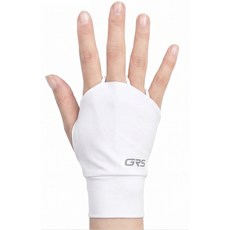 지알에스 프리미엄 쿨 골프 손등 커버 토시 오른손착용, 화이트, 1개