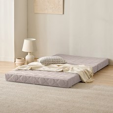 삼익가구 번느 접이식 토퍼 매트리스, 베이지, 13cm