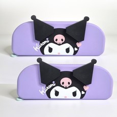 LiLFANT 酷洛米拉鍊矽膠餐具盒組, 混色, 2入