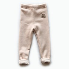 CHOCOMONG 兒童刷毛羅紋內搭褲