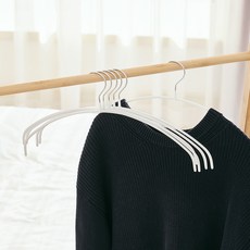 Back to Basics 圓弧超薄衣架, 白色, 10個