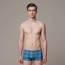 TORNADO SPORTS 男款短版四角中腰室內泳褲 PMS5018M