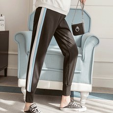 孕婦款休閒運動抽繩褲