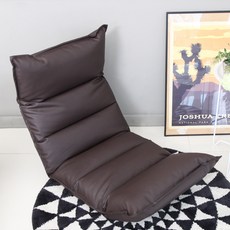 블루밍홈 코어리 클라이너 소파 PU 인조가죽, 초코브라운