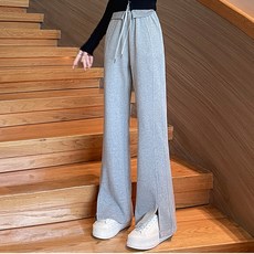 LUNA GIRL 女款 Sy-nix 開衩刷毛運動褲 L25WP093002