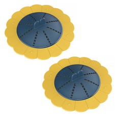 Market A水槽浴室洗手台旋轉式濾網 藍色, 2個