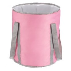 小麥購物 摺疊泡腳桶 一般 Y857 115g, 1個, 粉色