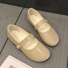 동화 속 주인공 스트랩 진주 포인트 메리제인 플랫슈즈