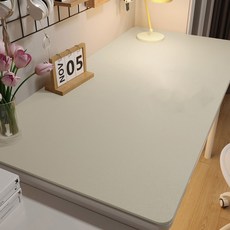 Market Plan 皮革傢俱餐桌防水墊, 米色, 1個, 120x40cm