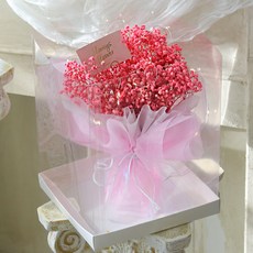 ScentBasket 不凋謝永生滿天星花束, 粉紅色