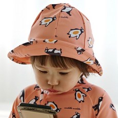 IAMBEBE 嬰幼兒可愛企鵝防曬帽