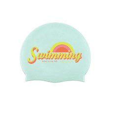 Lily Goods彩虹游泳泳帽, 薄荷