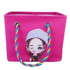 BUBBLYDAY Pretty Girl 可瀝水沐浴袋 深粉紅色, 1個, 粉紅色